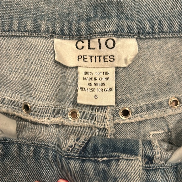 Vintage Grommet White Washed Flare Jeans - Picture 6 of 9